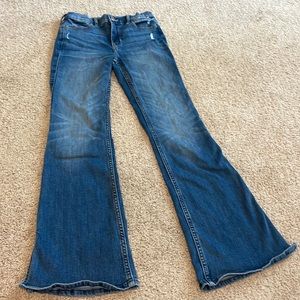 Abercrombie kids high-rise flare Jean slim 11/12